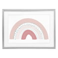 thumbnail image 1 of Stupell Industries Minimalist Pink Rainbow with Speckles Gray Framed Print Under Glass, 23 x 17, by Emily Navas, 1 of 8