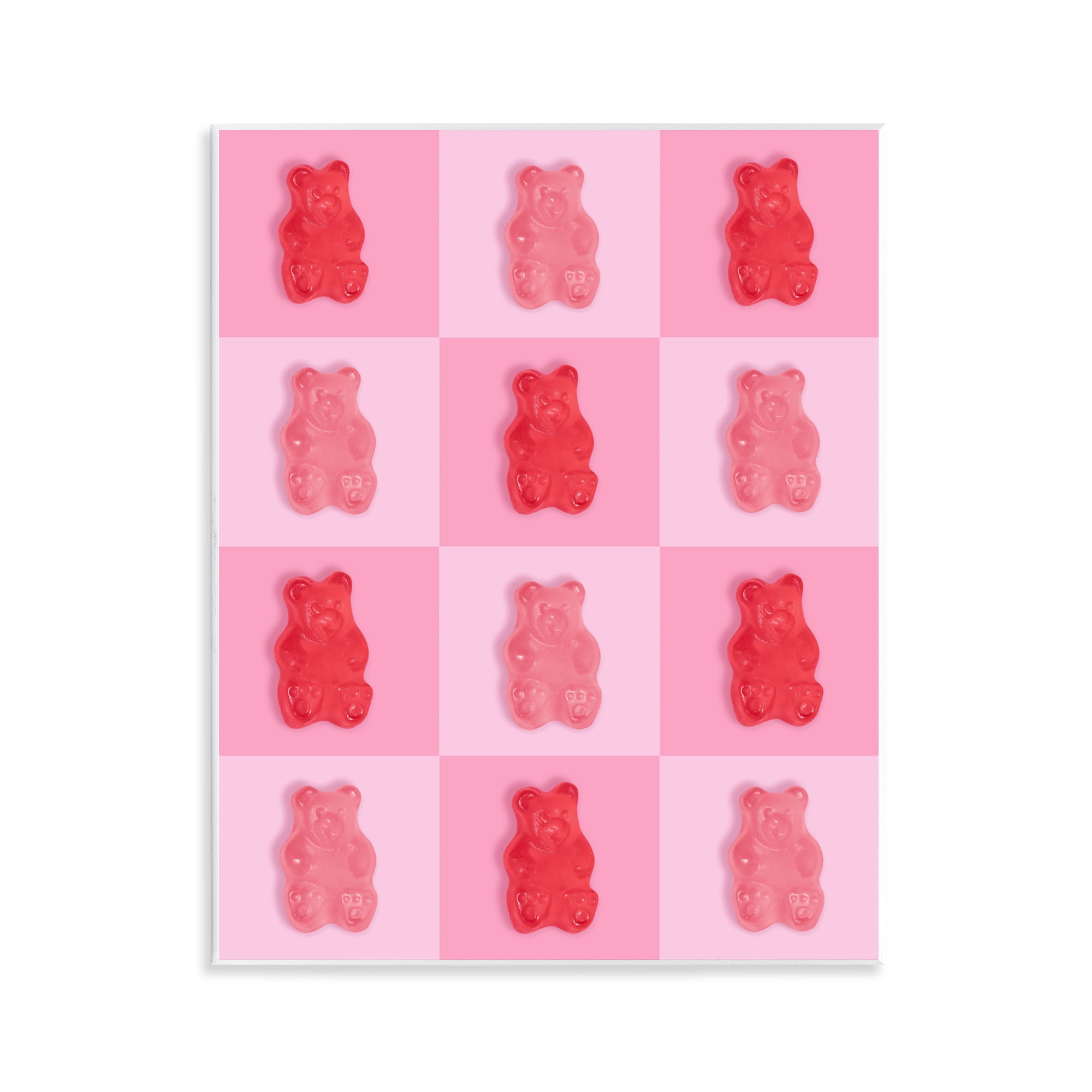 Stupell Industries Pink & Red Candy Bears Wall Plaque Art, design by LISH Creative