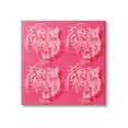 thumbnail image 1 of Stupell Industries Pink Roaring Tigers Animals & Insects Painting Gallery Wrapped Canvas Art Print Wall Art, 17 x 17, 1 of 8