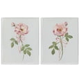 thumbnail image 1 of Stupell Industries Pink Rose Sprigs with Bows Floral Painting White Framed Art Print Wall Art, 11 x 14, Set of 2, 1 of 8