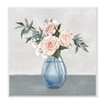 thumbnail image 1 of Stupell Industries Pink Roses Blue Teardrop Vase Soft Florals,12 x 12,Designed by Ziwei Li, 1 of 6