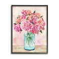 thumbnail image 1 of Stupell Industries Pink Roses Carnations Bouquet Floral Illustration Design , 11 x 14, Design by Ziwei Li, 1 of 5