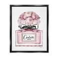 thumbnail image 1 of Stupell Industries Pink Roses Perfume Botanical & Floral Painting Black Floater Framed Canvas Art Print Wall Art, 25 x 31, 1 of 10
