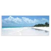 Stupell Industries Pink Sands Shore Landscape Photography Unframed Art Print Wall Art, 17 x 7