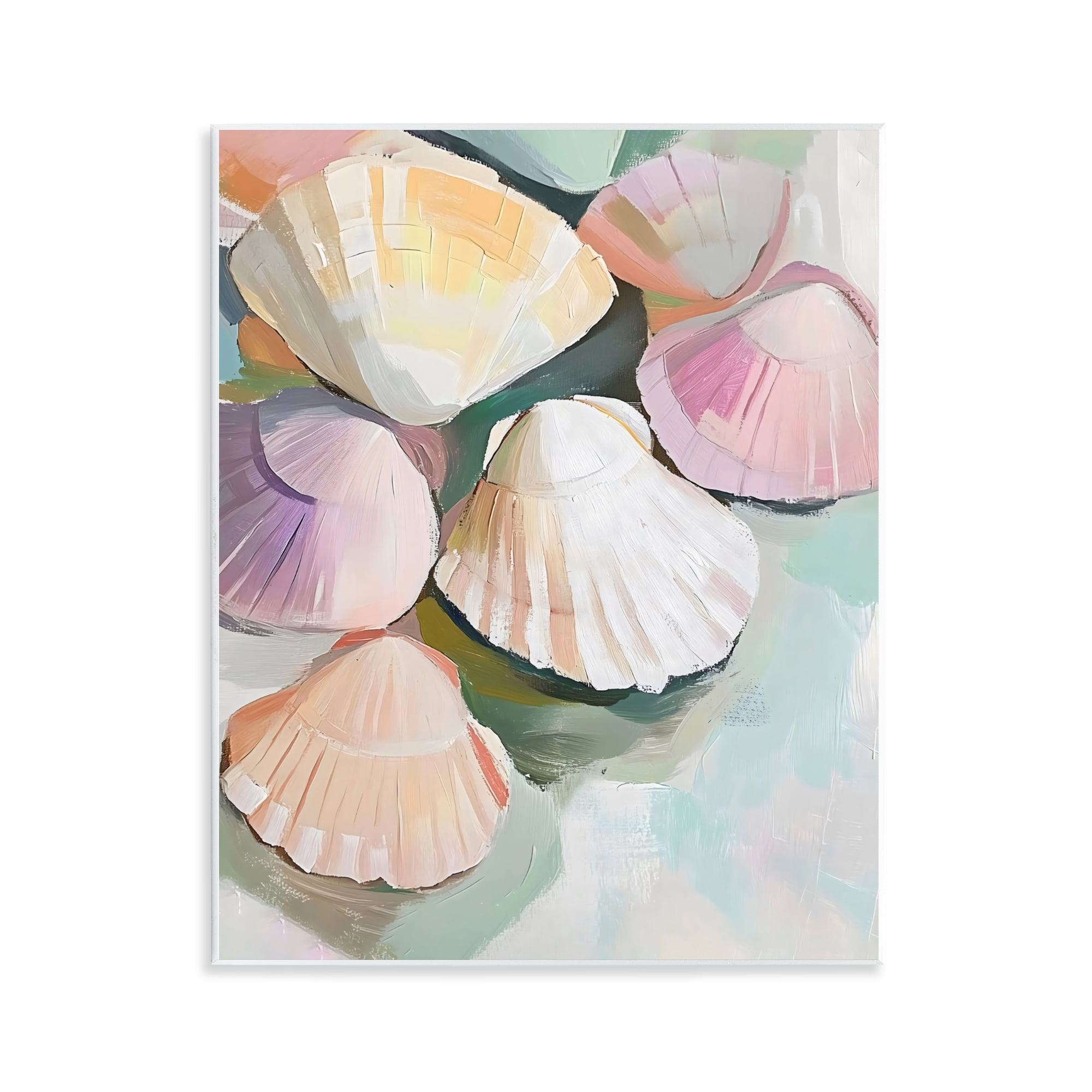 Stupell Industries Pink Seashells Marine Collection Wall Plaque Art, design by The Prints Vibe
