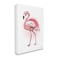 thumbnail image 1 of Stupell Industries Pink Splatter Flamingo Feathers Tropical Bird, 16 x 20, Designed by Martina Pavlova, 1 of 6