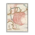 thumbnail image 1 of Stupell Industries Pink Squiggle Abstraction Abstract Painting Gray Framed Art Print Wall Art, 24 x 30, 1 of 9