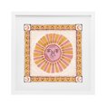 thumbnail image 1 of Stupell Industries Eclectic Pink Sun Face with Geometric Border White Framed Print Under Glass, 13 x 13, by Two If By Sea Studios, 1 of 8