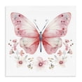 thumbnail image 1 of Stupell Industries Bohemian Pink Symmetrical Butterfly Florals Canvas Art, 24 x 24, by Creative Studio, 1 of 8