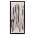 thumbnail image 1 of Stupell Industries Pink Tidal Embrace Black Framed Floater Canvas Wall Art design by Jacob Q, 25 x 11, 1 of 9