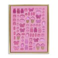 thumbnail image 1 of Stupell Industries Contemporary Pink Toned Candies Gold Floating Frame Canvas Art, 25 x 31, by LISH Creative, 1 of 8
