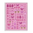 thumbnail image 1 of Stupell Industries Contemporary Pink Toned Candies White Framed Giclee Art, 11 x 14, by LISH Creative, 1 of 8