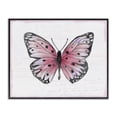 thumbnail image 1 of Stupell Industries Cottage Pink Toned Vintage Butterfly Black Framed Giclee Art, 30 x 24, by Janet Tava, 1 of 7