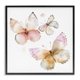 thumbnail image 1 of Stupell Industries Cottage Pink Watercolor Butterfly Trio Black Framed Giclee Art, 12 x 12, by Creative Studio, 1 of 8