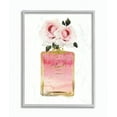 thumbnail image 1 of Stupell Industries Pink and Gold Ombre Perfume Bottle with Roses Framed Wall Art by Amanda Greenwood, 1 of 5