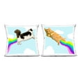thumbnail image 1 of Stupell Industries Pixel Cats with Rainbows 18" x 18" Animals Abstract Polyester Decorative Pillow Set, Zip Closure 2 Count, 1 of 6