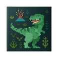 thumbnail image 1 of Stupell Industries Pixel Style Dinosaur Animals & Insects Painting Gallery Wrapped Canvas Art Print Wall Art, 30 x 30, 1 of 8