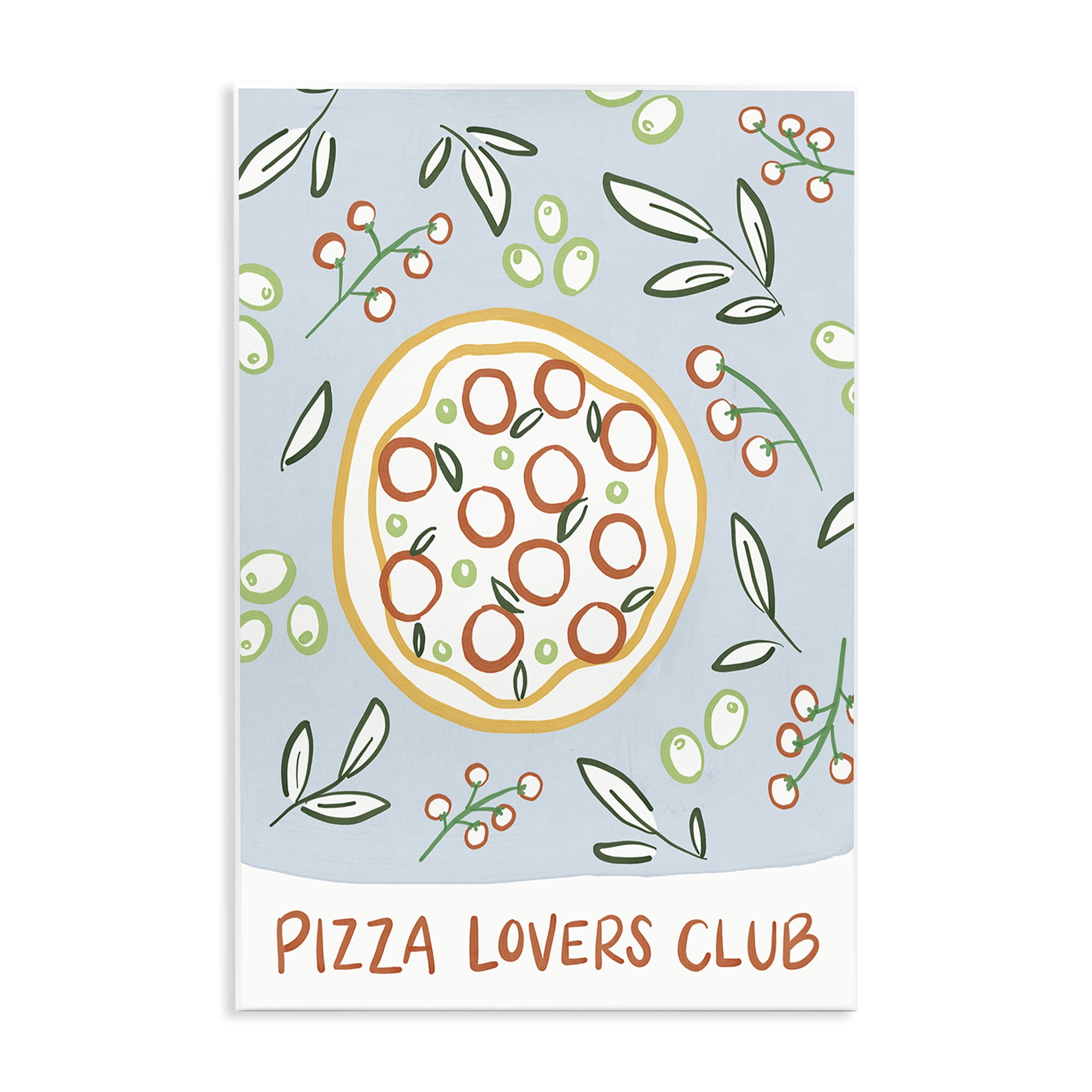Stupell Industries Pizza Lovers Club Wall Plaque Art, design by Amanda Houston