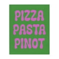 thumbnail image 1 of Stupell Industries Contemporary Pizza Pasta Pinot Canvas Art, 16 x 20, by House of Lulu, 1 of 8