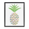 thumbnail image 1 of Stupell Industries Plaid Pineapple Fruit Food & Beverage Painting Black Floater Framed Canvas Art Print Wall Art, 17 x 21, 1 of 2