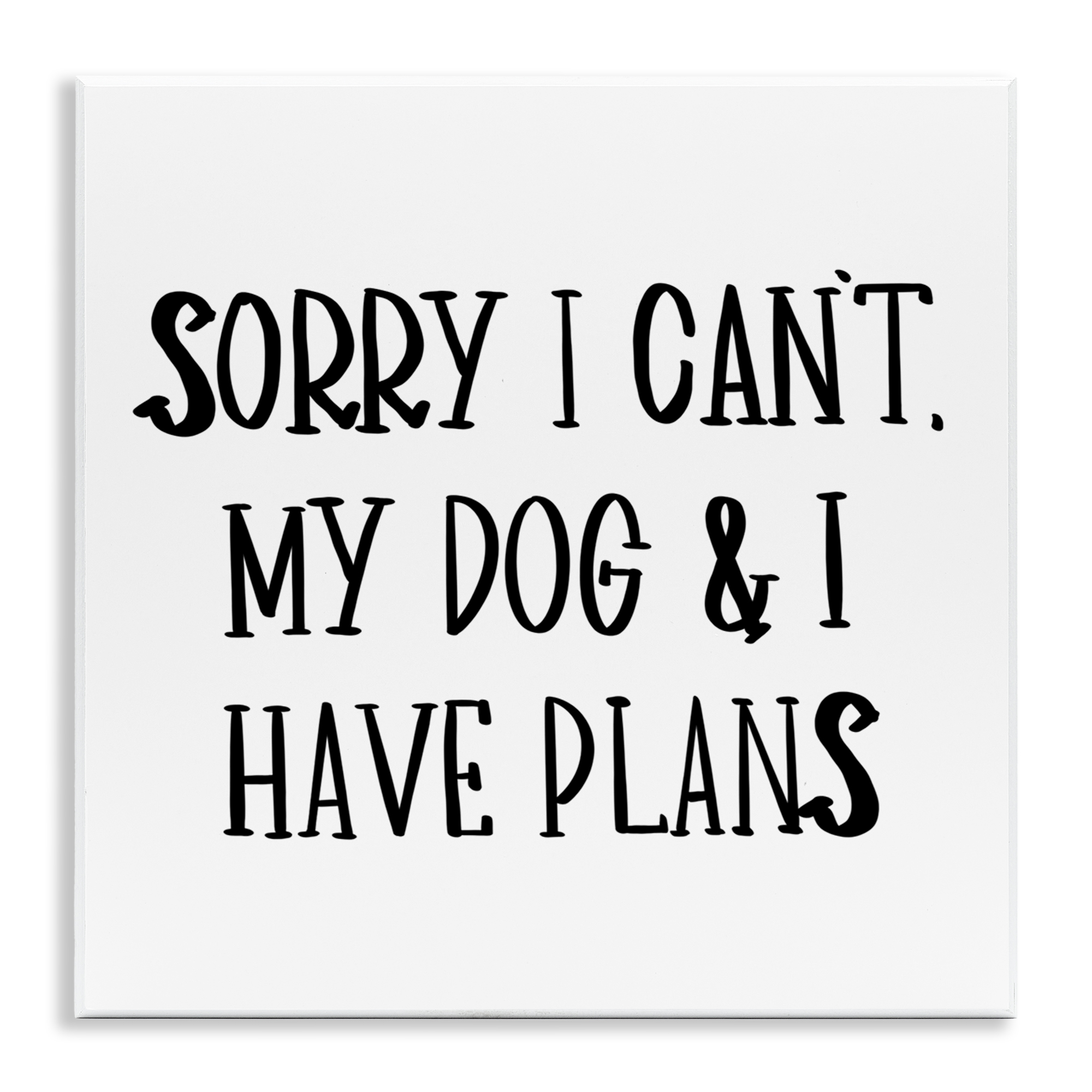 Stupell Industries Plans With Dog Text & Numbers Painting Unframed Art Print Wall Art, 12 x 12