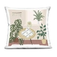 thumbnail image 1 of Stupell Industries Plant Filled Boho Space 18" x 18" Furniture Print Polyester Throw Pillow, Zip Closure 1 Count, 1 of 6