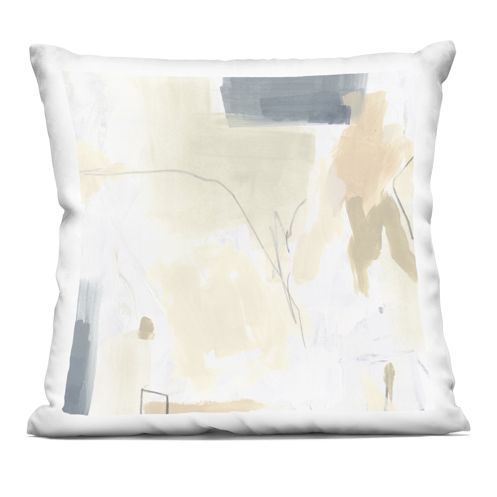 Stupell Industries Plaster Line Abstract Decorative Printed Throw Pillow, design by June Erica Vess