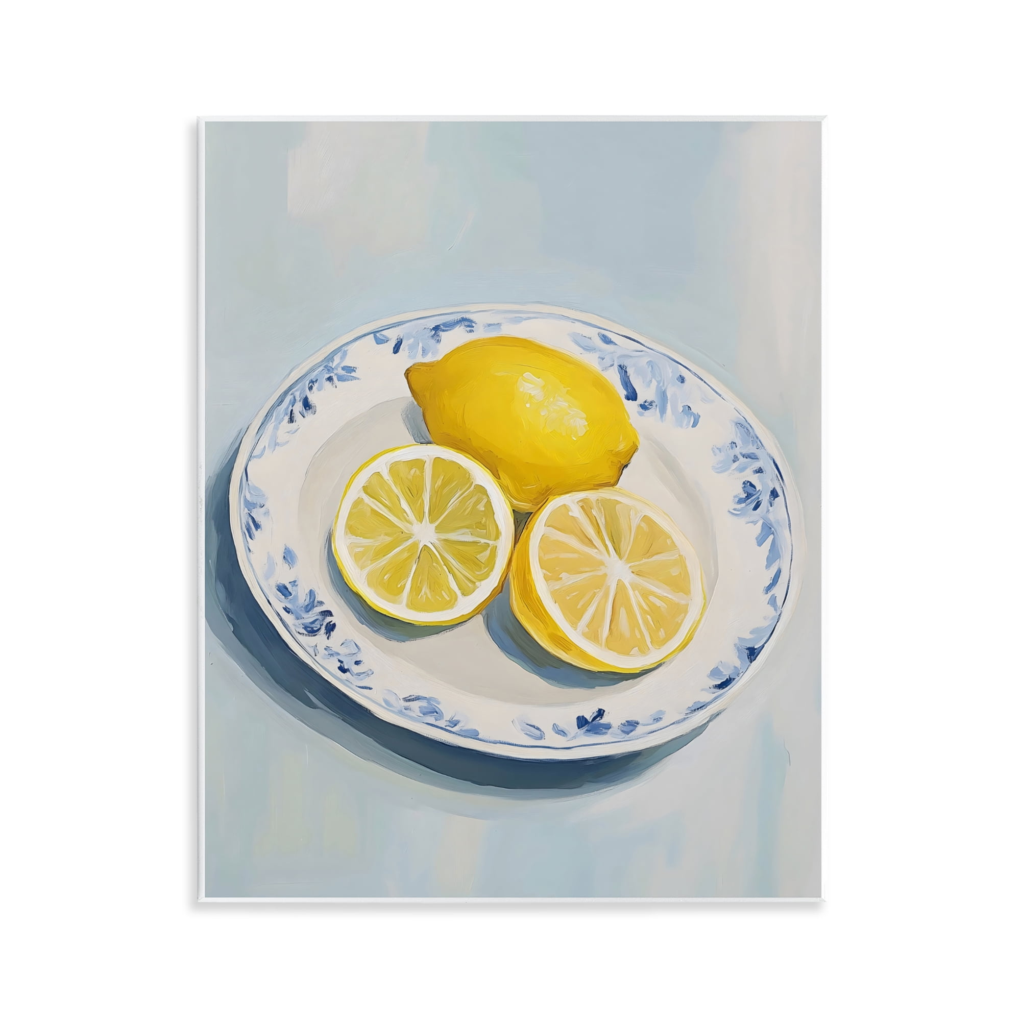 Stupell Industries Plate of Juicy Lemons Wall Plaque Art, design by The Prints Vibe