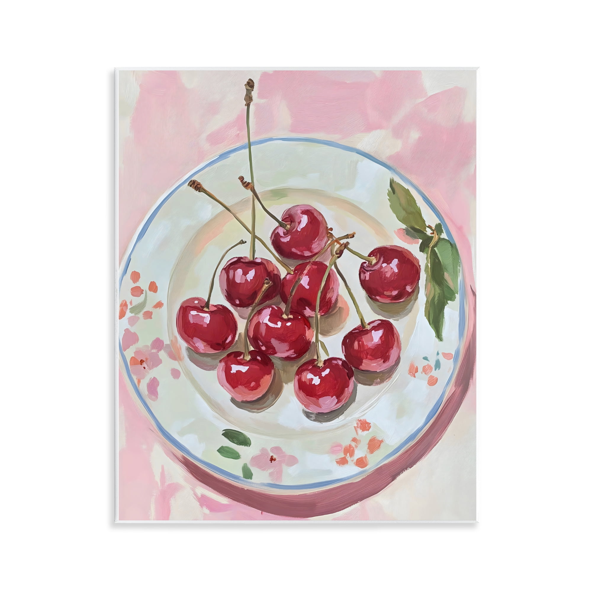 Stupell Industries Plate of Summer Cherries Wall Plaque Art, design by The Prints Vibe