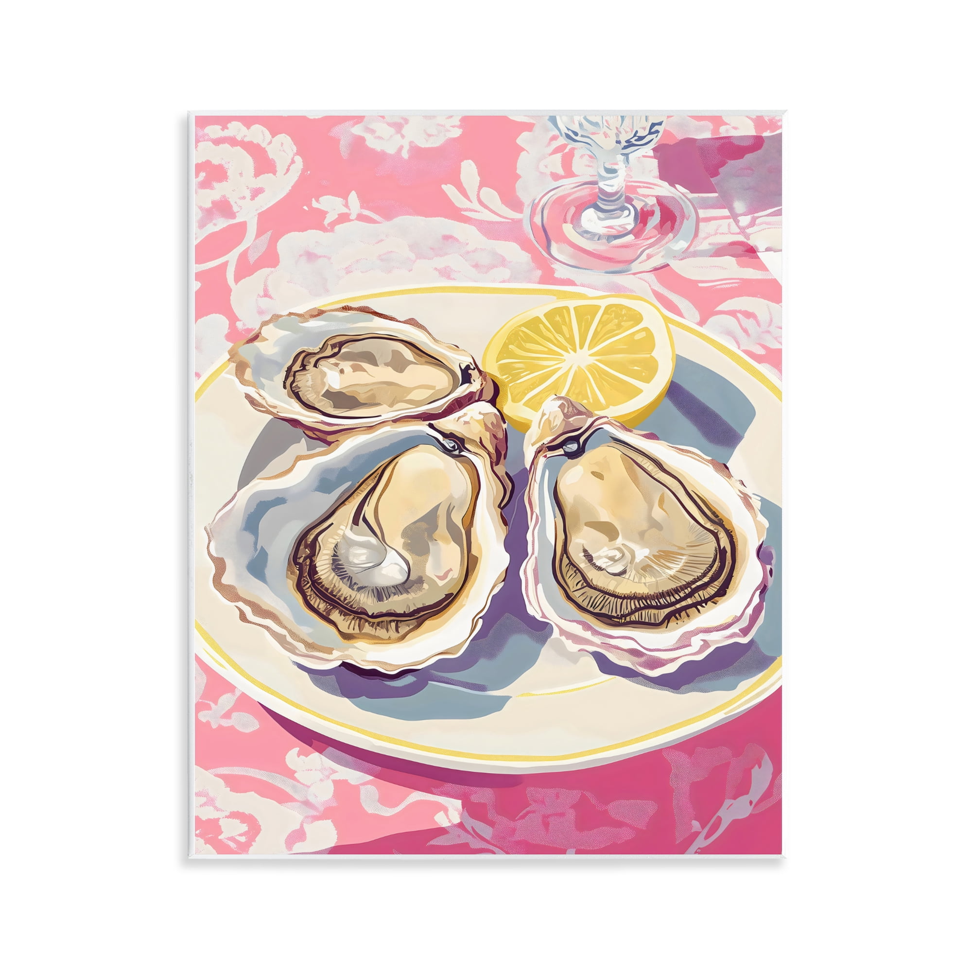 Stupell Industries Plated Oysters & Lemons Wall Plaque Art, design by The Prints Vibe