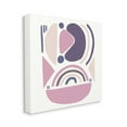 thumbnail image 1 of Stupell Industries Playful Abstract Organic Shapes Purple Pink Beige Design by Lea Straatsma, 30" x 30", 1 of 1