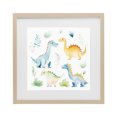thumbnail image 1 of Stupell Industries Contemporary Playful Dinosaur Wonderland Birch Framed Print Under Glass, 16 x 16, by Lazar Studio, 1 of 8