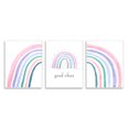 thumbnail image 1 of Stupell Industries Playful Good Vibes Rainbow Pastel Pink Purple Arches, 10 x 15, Design by Daphne Polselli, 1 of 6