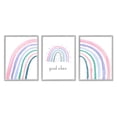 thumbnail image 1 of Stupell Industries Playful Good Vibes Rainbow Pastel Pink Purple Arches, 16 x 20, Design by Daphne Polselli, 1 of 5
