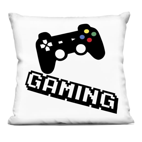 Stupell Industries Playful Pixel Gaming Decorative Printed Throw Pillow, design by Marcus Prime, 18 x 7 x 18