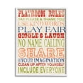 thumbnail image 1 of Stupell Industries Playroom Rules In Four Colors Graphic Art White Framed Art Print Wall Art, 16x20, by Stephanie Workman Marrott, 1 of 7