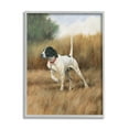 thumbnail image 1 of Stupell Industries Pointer Dog in Field Animals & Insects Painting Gray Framed Art Print Wall Art, 16 x 20, 1 of 9