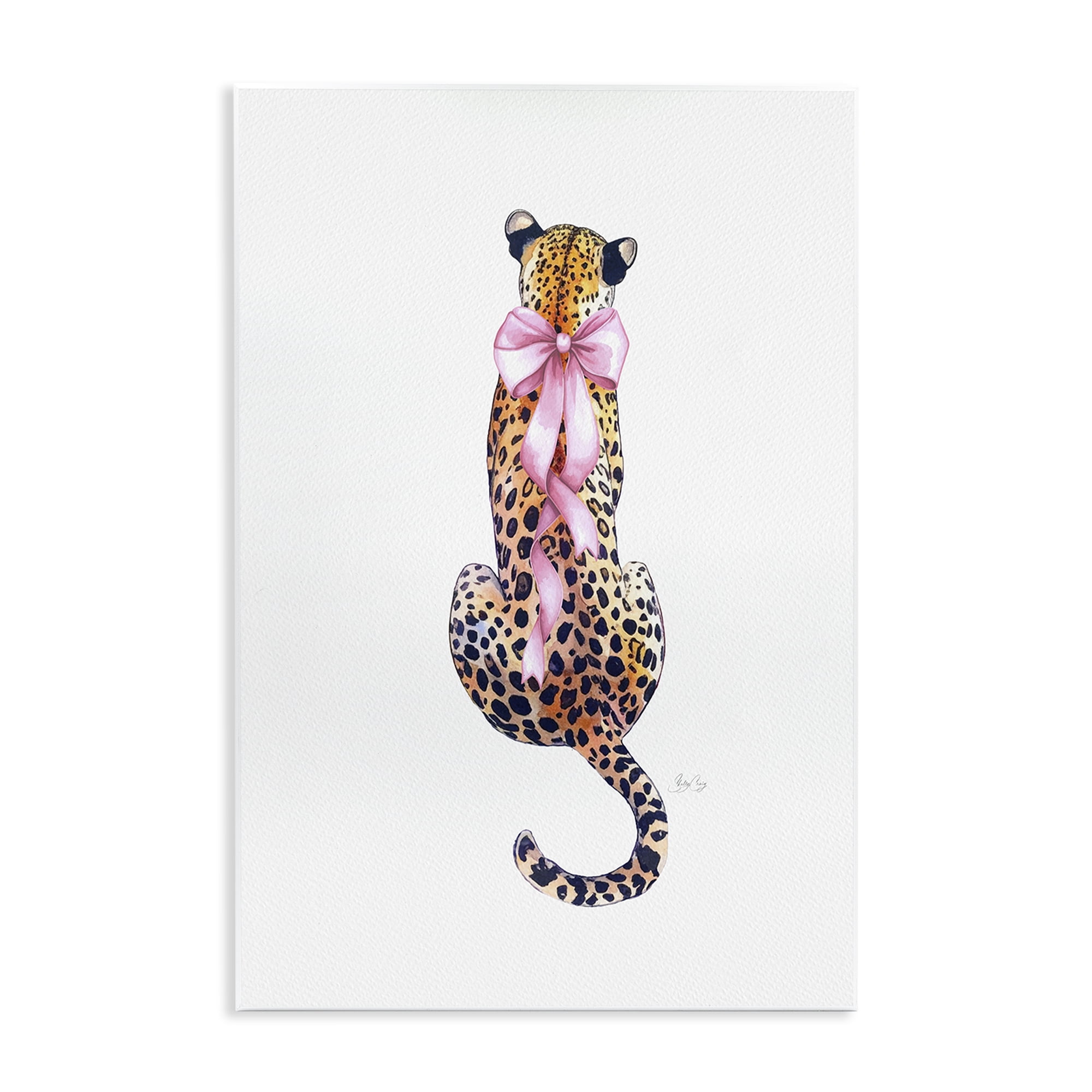 Stupell Industries Poised In Pink Cheetah Wall Plaque Art, design by Shelly Craig