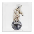 thumbnail image 1 of Stupell Industries Polar Bear on Disco Ball Animals Painting Wrapped Canvas Canvas Art Print Wall Art, 24 x 24, 1 of 7