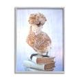 thumbnail image 1 of Stupell Industries Polish Bouffant Crest Bird Elegant Intellectual Bookstack,11 x 14, Design by Tania Soderman, 1 of 5