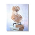 thumbnail image 1 of Stupell Industries Polish Bouffant Crest Bird Elegant Intellectual Bookstack,16 x 20, Design by Tania Soderman, 1 of 5