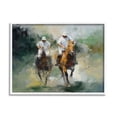 thumbnail image 1 of Stupell Industries Polo Players on Horses Sports Painting White Framed Art Print Wall Art, 20 x 16, 1 of 9