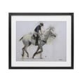thumbnail image 1 of Stupell Industries Eclectic Polo Rider in Motion Black Framed Print Under Glass, 16 x 13, by Jadei Graphics, 1 of 8