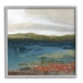 thumbnail image 1 of Stupell Industries Pond Shore Green Mountainous Scenery Modern Painting Painting Gray Framed Art Print Wall Art, Design by Carol Robinson, 1 of 5