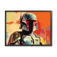 thumbnail image 1 of Stupell Industries Pop Culture Sci-Fi Man Fairy Tales & Fantasy Painting Black Framed Art Print Wall Art, 30 x 24, 1 of 9