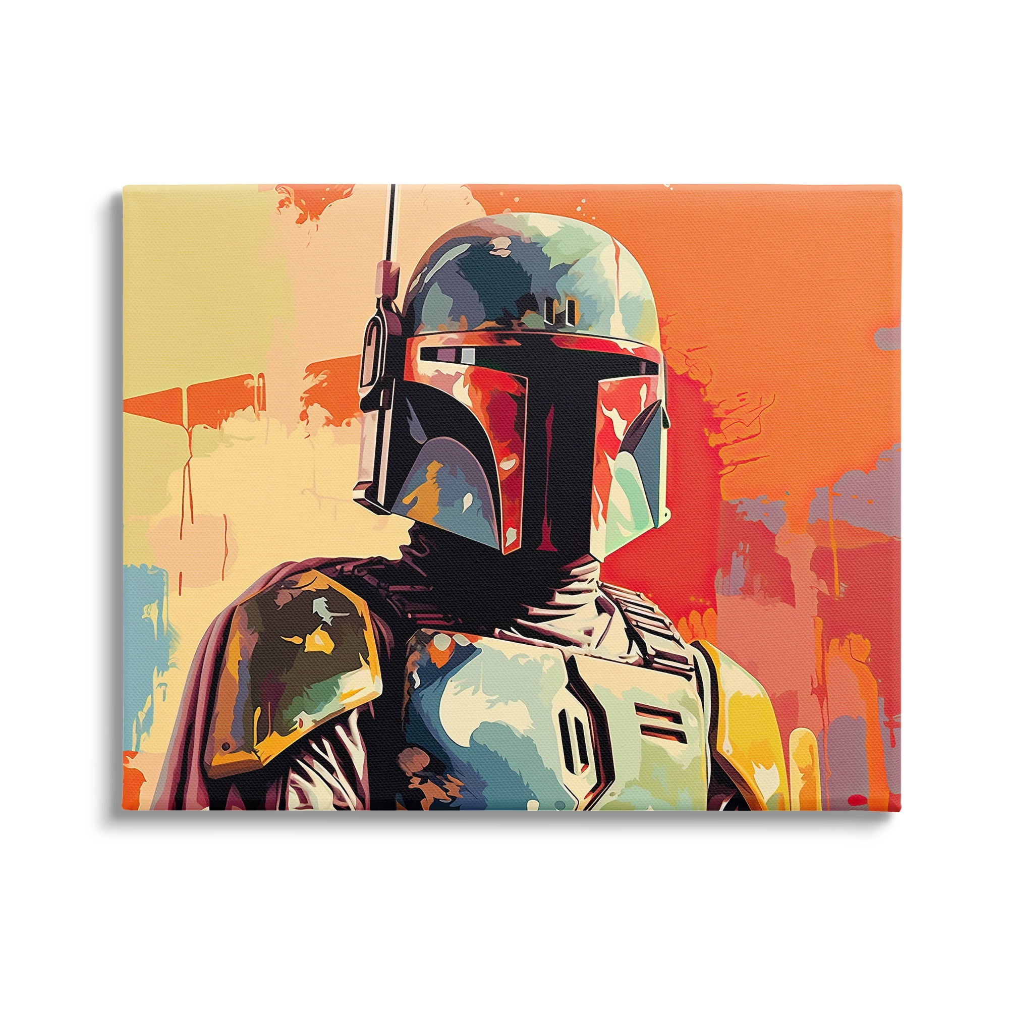 Stupell Industries Pop Culture Sci-Fi Man Fairy Tales & Fantasy Painting Gallery Wrapped Canvas Art Print Wall Art, 48 x 36