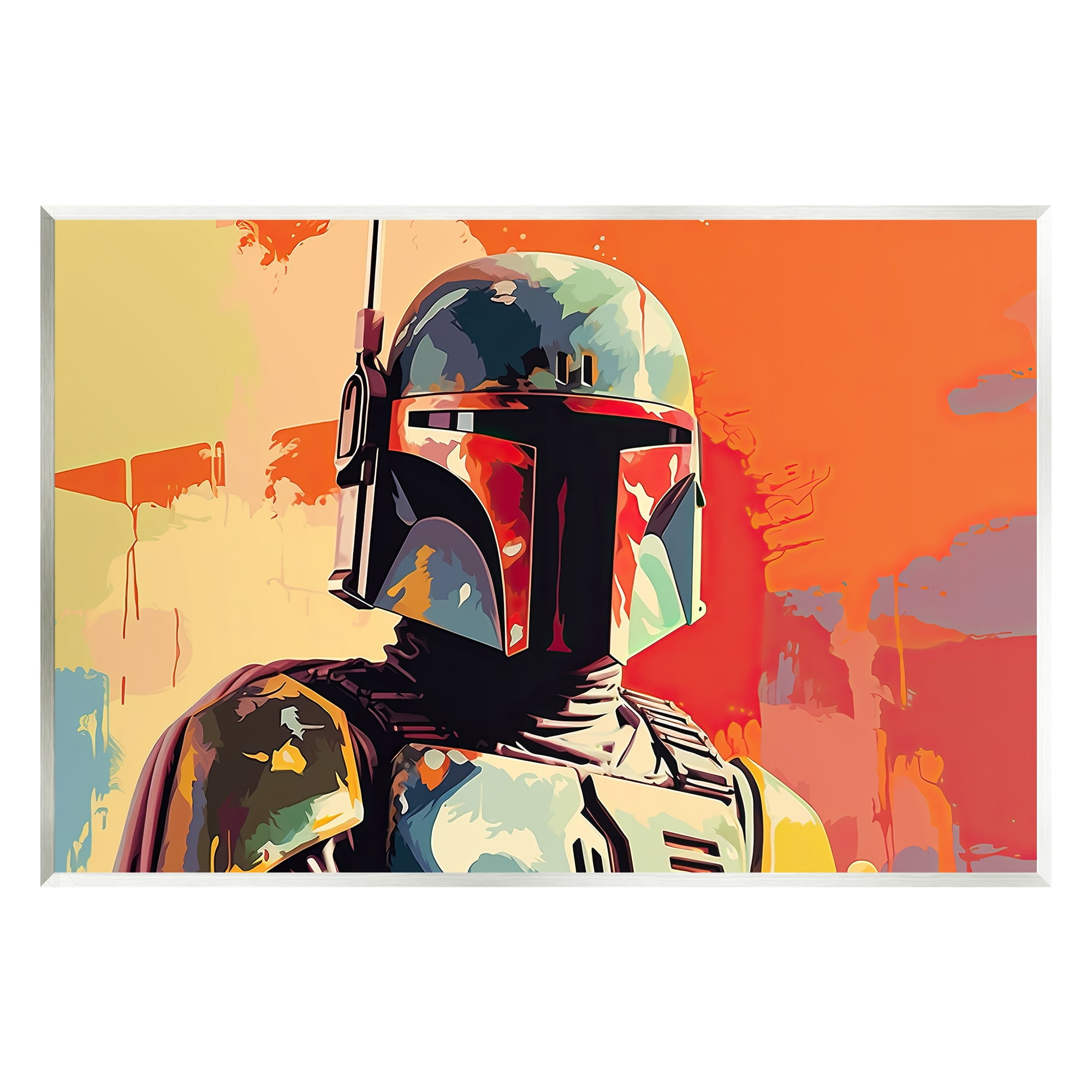 Stupell Industries Pop Culture Sci-Fi Man Fairy Tales & Fantasy Painting Unframed Art Print Wall Art, 19 x 13