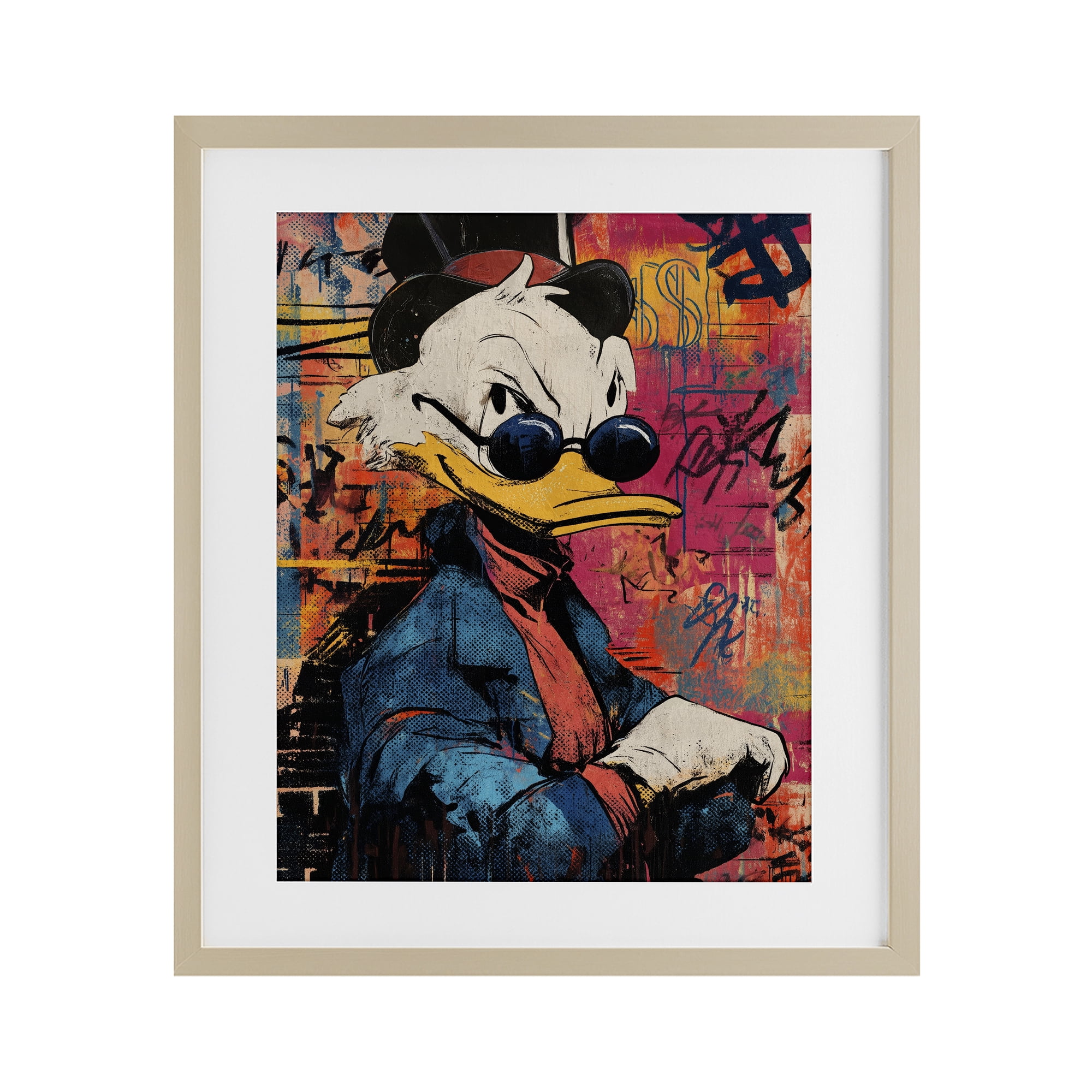 Stupell Industries Pop Style Cartoon Riches Birch Framed Print Under Glass, design by Svetlana Aleynikova