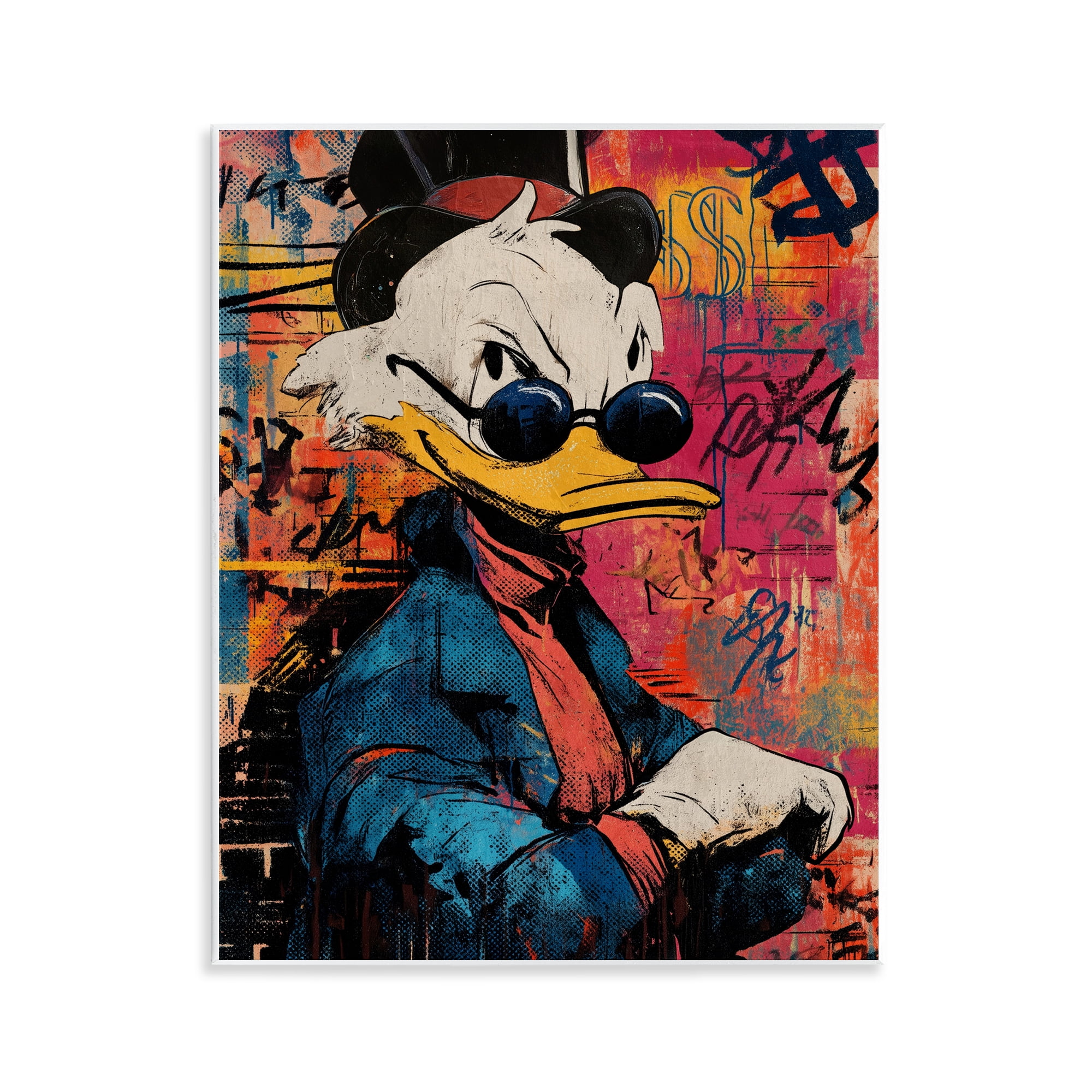 Stupell Industries Pop Style Cartoon Riches Wall Plaque Art, design by Svetlana Aleynikova
