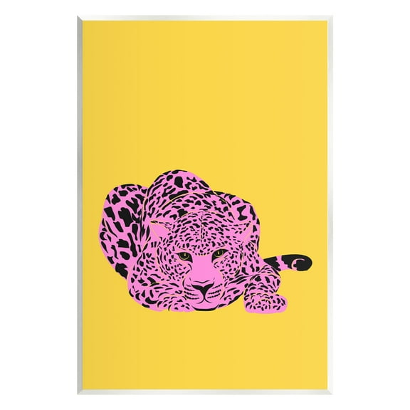 Stupell Industries Pop Style Leopard Animals & Insects Painting Unframed Art Print Wall Art, 10 x 15